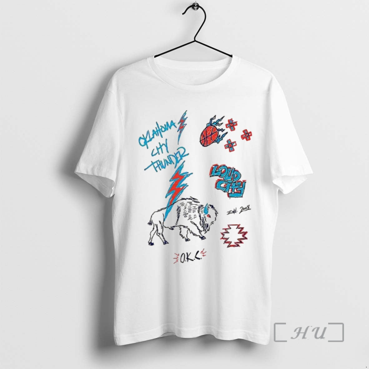 Officials Okc Thunder Loudchy Native Heritage T-Shirts, Hoodie, Sweatshirt | AU18TeeNovaLab.com