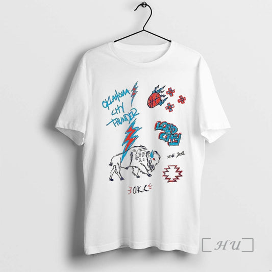 Officials Okc Thunder Loudchy Native Heritage T-Shirts, Hoodie, Sweatshirt | AU18TeeNovaLab.com