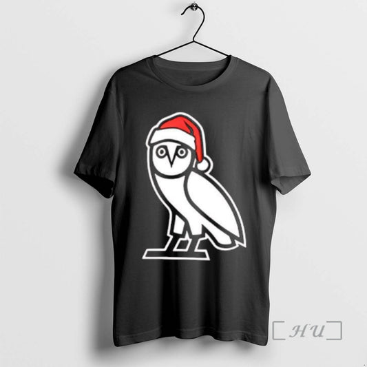 Officials Ovo Holiday Owl Santa Hat Graphic T-Shirts, Hoodie, Sweatshirt | AU18TeeNovaLab.com