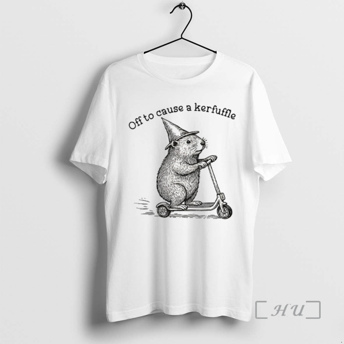 Officials Off To Cause A Kerfuffle Groundhog Scooter T-Shirts, Hoodie, Sweatshirt | AU18TeeNovaLab.com