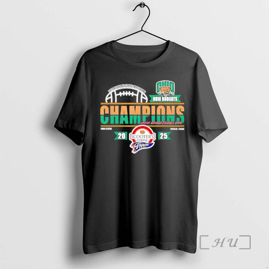 Officials Ohio Bobcats 2025 Scooters Coffee Frisco Bowl Champions Logo T-Shirts, Hoodie, Sweatshirt | AU18TeeNovaLab.com