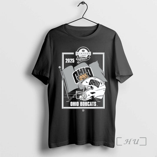 Officials Ohio Bobcats 2025 Scooters Coffee Frisco Bowl Helmet Logo T-Shirts, Hoodie, Sweatshirt | AU18TeeNovaLab.com