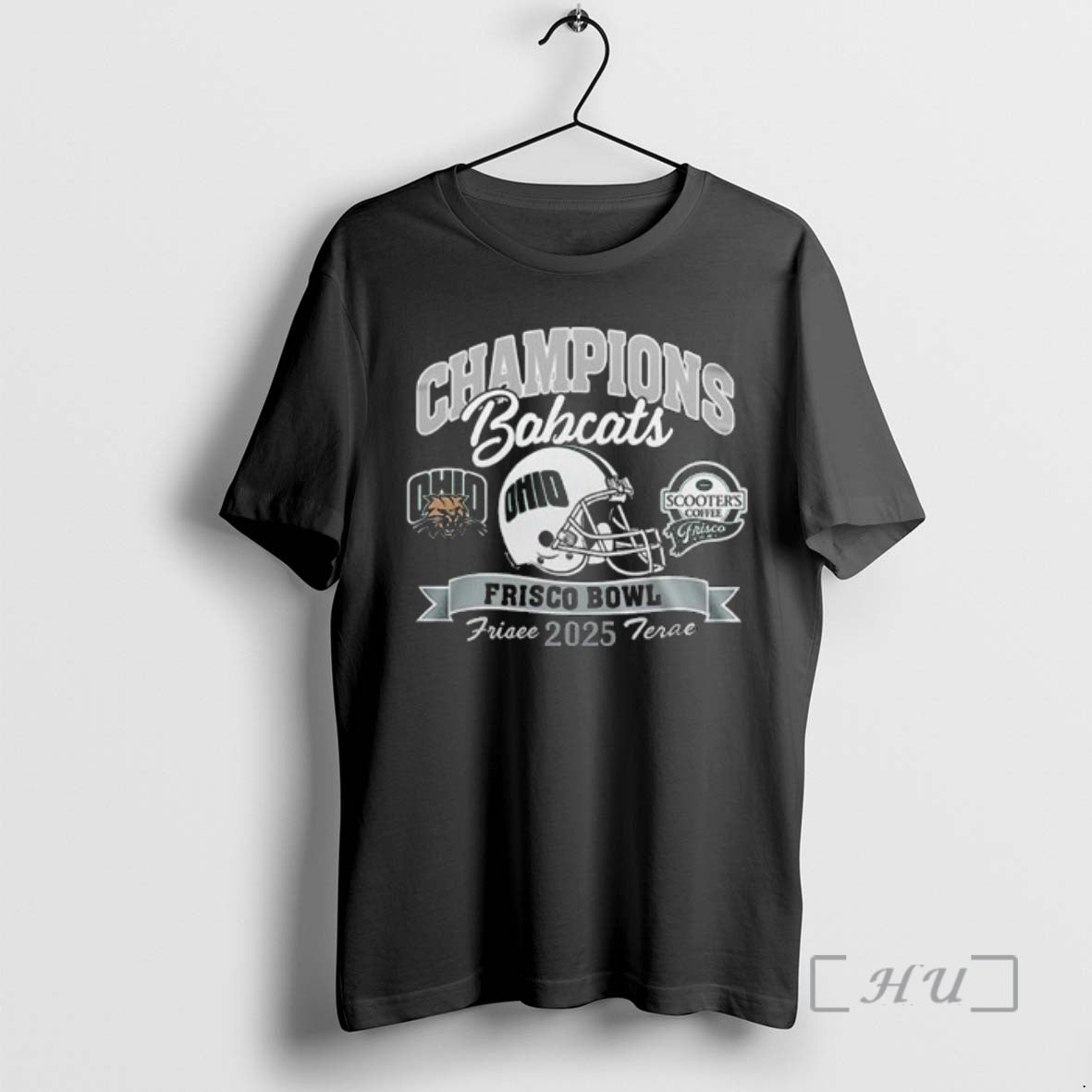 Officials Ohio Bobcats Football Frisco Bowl Champions 2025 T-Shirts, Hoodie, Sweatshirt | AU18TeeNovaLab.com