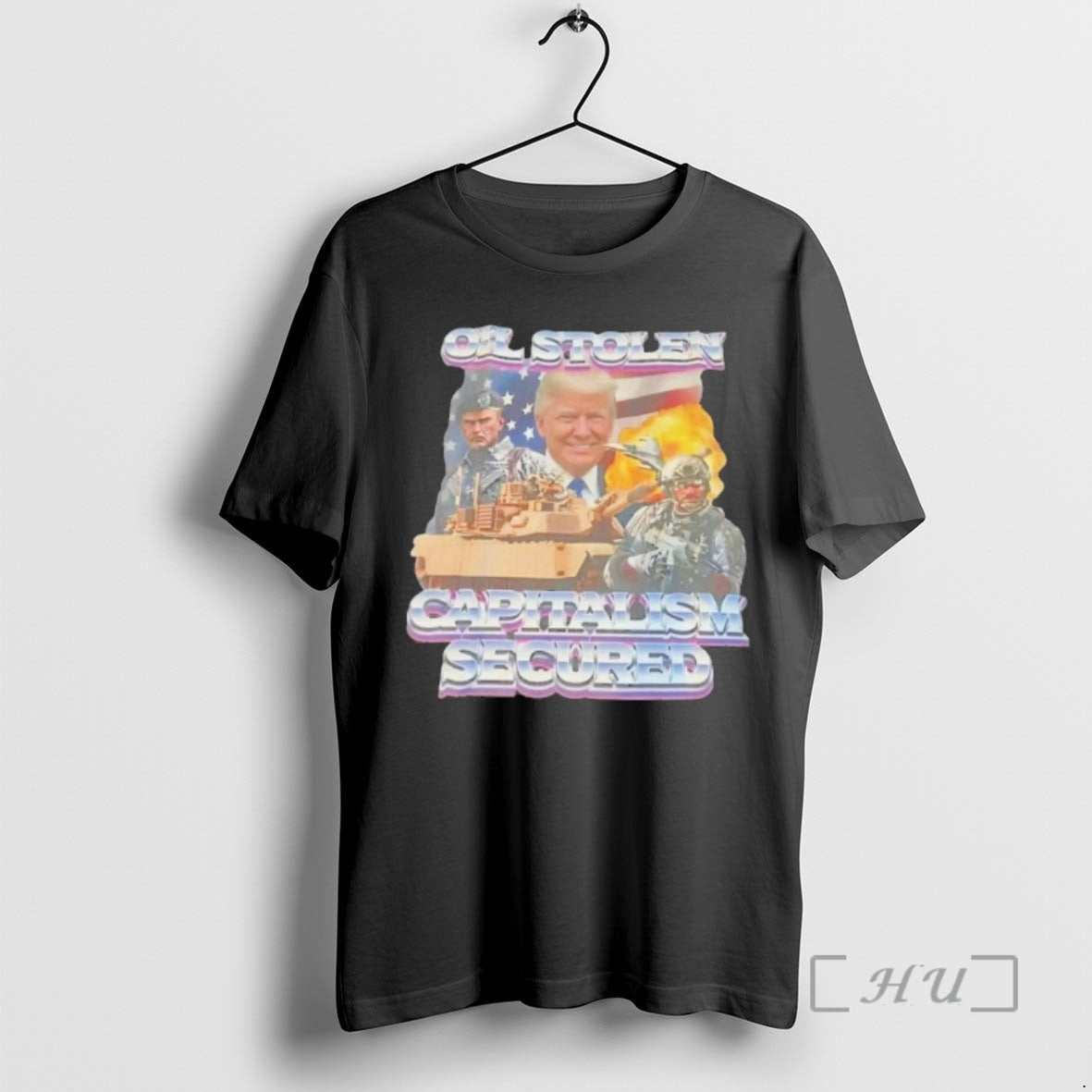 Officials Oil Stolen Capitalism Secured T-Shirts, Hoodie, Sweatshirt | AU18TeeNovaLab.com