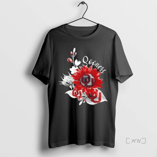 Officials Oklahoma Sooners Football X Sunflower Floral T-Shirts, Hoodie, Sweatshirt | AU18TeeNovaLab.com