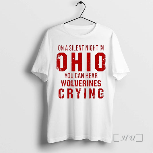 Officials On A Silent Night In Ohio You Can Hear Wolverines Crying Christmas Premium T-Shirts, Hoodie, Sweatshirt