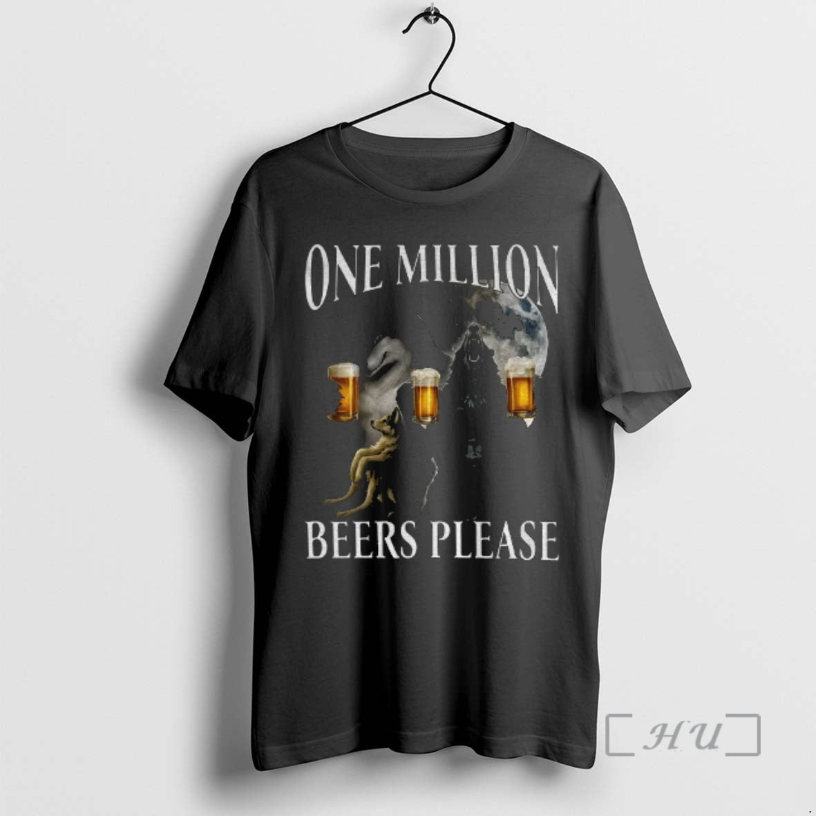 Officials One Million Beers Wolf Meme T-Shirts, Hoodie, Sweatshirt | AU18TeeNovaLab.com