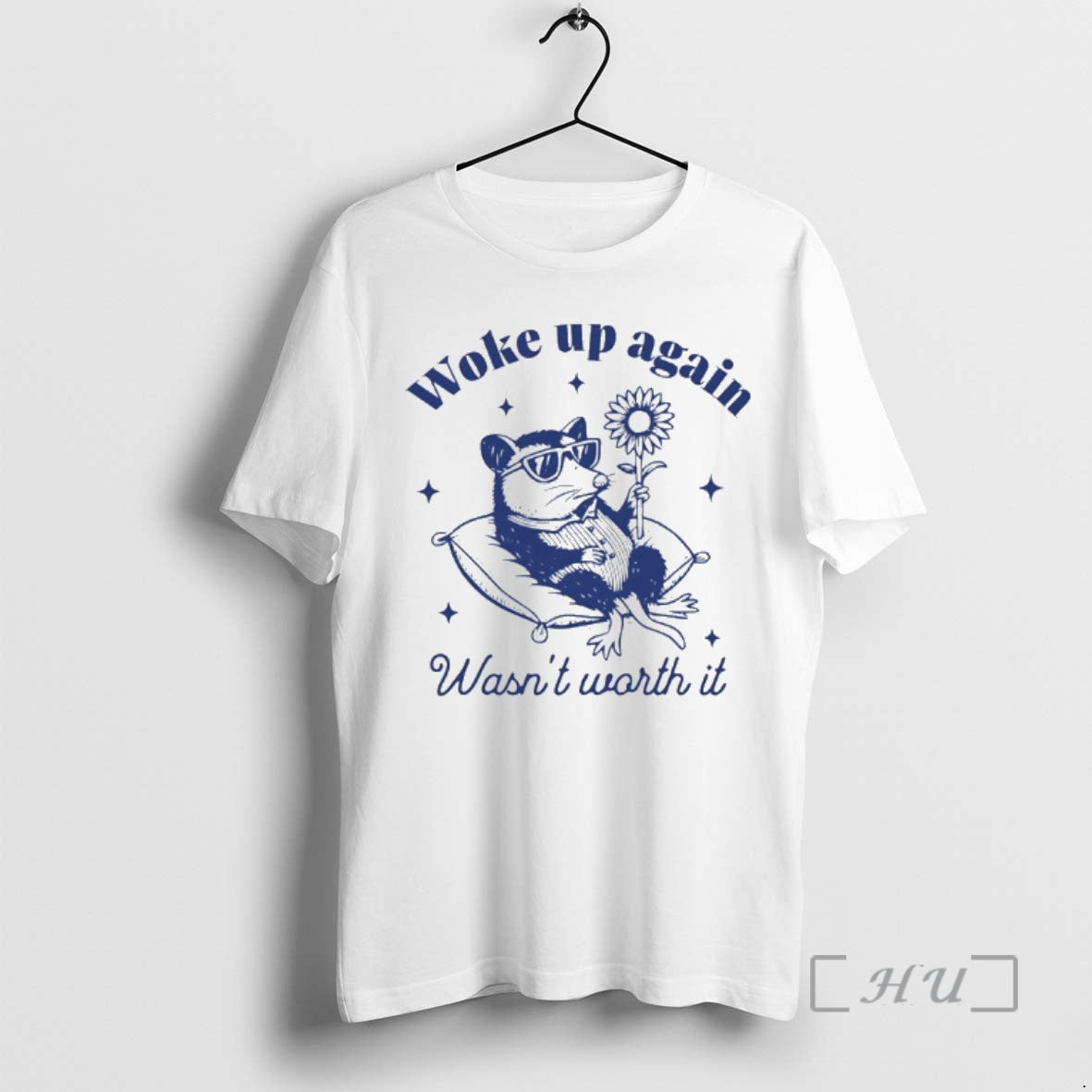 Officials Opossum Woke Up Again Wasnt Worth It T-Shirts, Hoodie, Sweatshirt | AU18TeeNovaLab.com