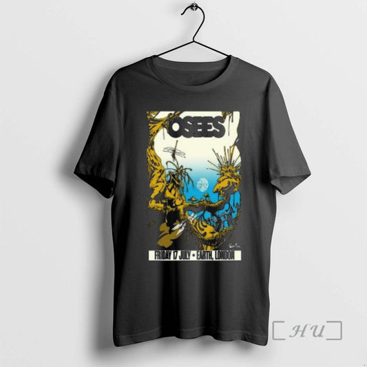 Officials Osees London Uk July 17 2026 Circle Black T-Shirts, Hoodie, Sweatshirt | AU18TeeNovaLab.com