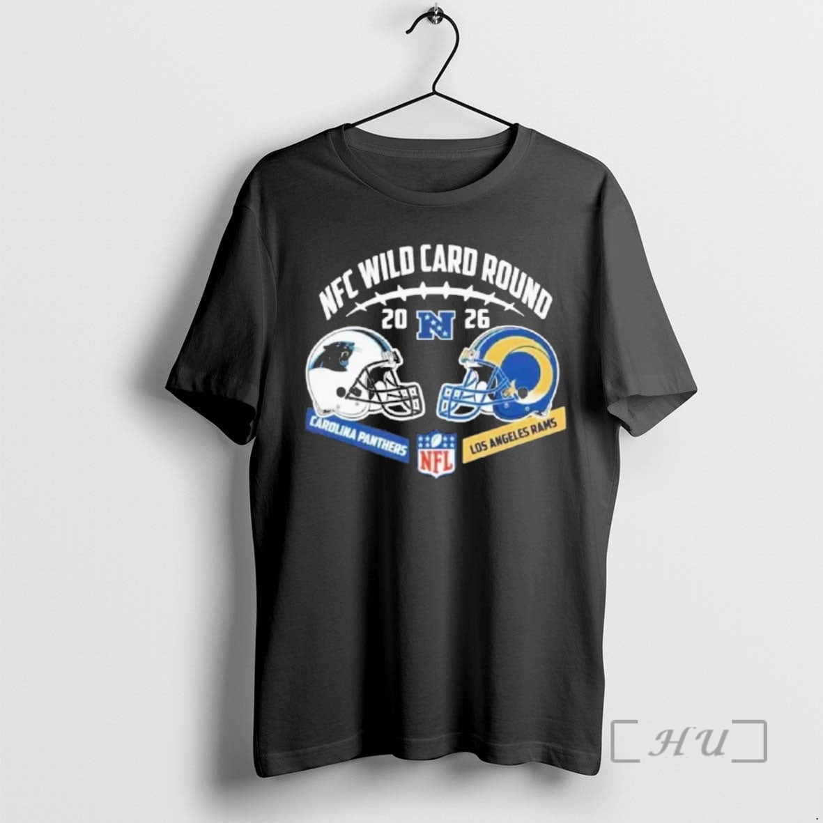 Officials Panthers Vs Rams Nfc Wild Card Round Helmet Matchup T-Shirts, Hoodie, Sweatshirt | AU18TeeNovaLab.com