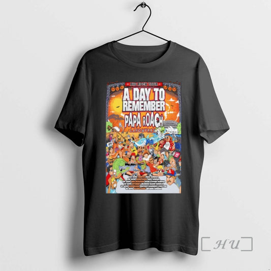 Officials Papa Roach Big Rock 2026 Tour T-Shirts, Hoodie, Sweatshirt | AU18TeeNovaLab.com
