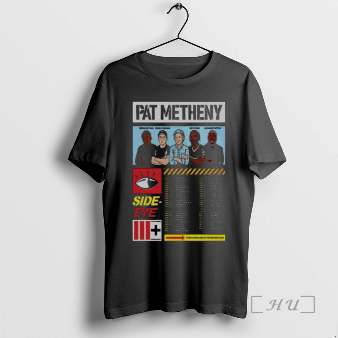 Officials Pat Metheny Side Eye Iii 2026 Tour T-Shirts, Hoodie, Sweatshirt | AU18TeeNovaLab.com