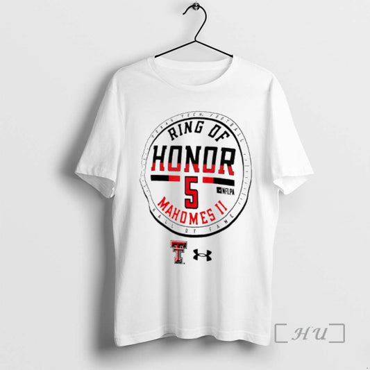 Officials Patrick Mahomes Texas Tech Red Raiders Ring Of Honor T-Shirts, Hoodie, Sweatshirt | AU18TeeNovaLab.com