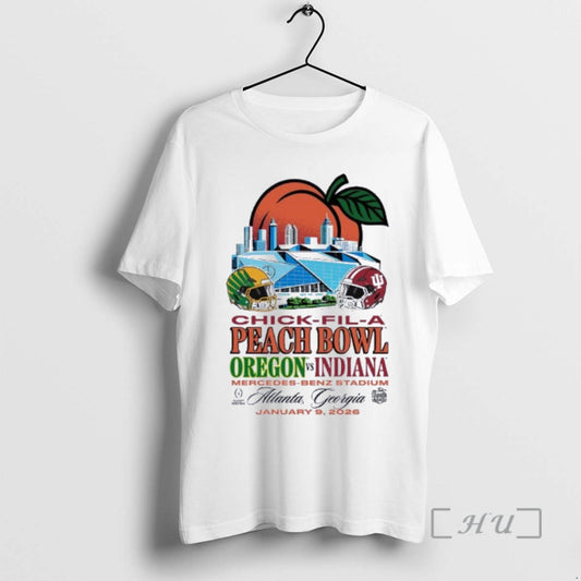 Officials Peach Bowl Iu Vs Oregon January 9th T-Shirts, Hoodie, Sweatshirt | AU18TeeNovaLab.com