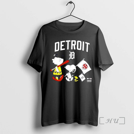 Officials Peanuts Chracters Flag With Detroit Tigers T-Shirts, Hoodie, Sweatshirt | AU18TeeNovaLab.com