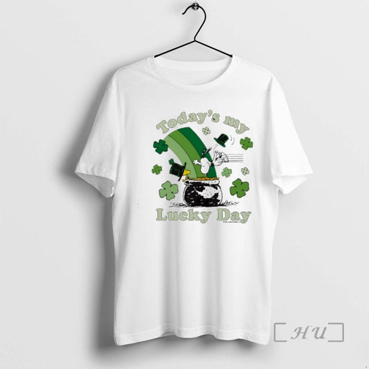 Officials Peanuts Shamrock Todays My Lucky T-Shirts, Hoodie, Sweatshirt | AU18TeeNovaLab.com