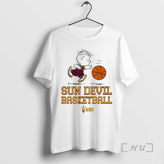 Officials Peanuts X Arizona State Basketball Cute Cartoon T-Shirts, Hoodie, Sweatshirt | AU18TeeNovaLab.com