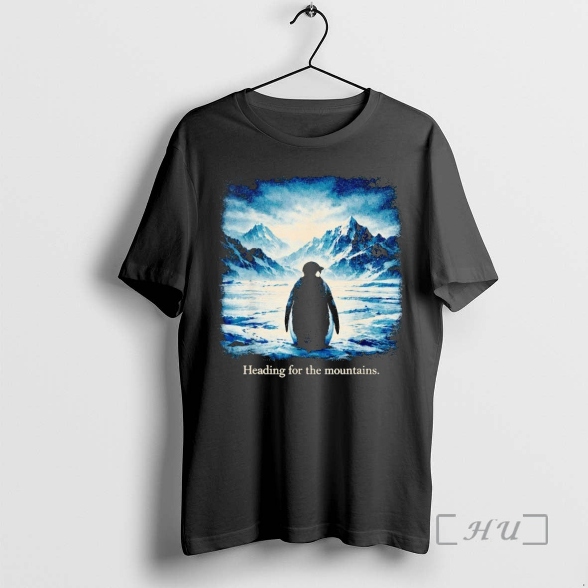 Officials Penguin But Why Heading For The Mountains T-Shirts, Hoodie, Sweatshirt | AU18TeeNovaLab.com