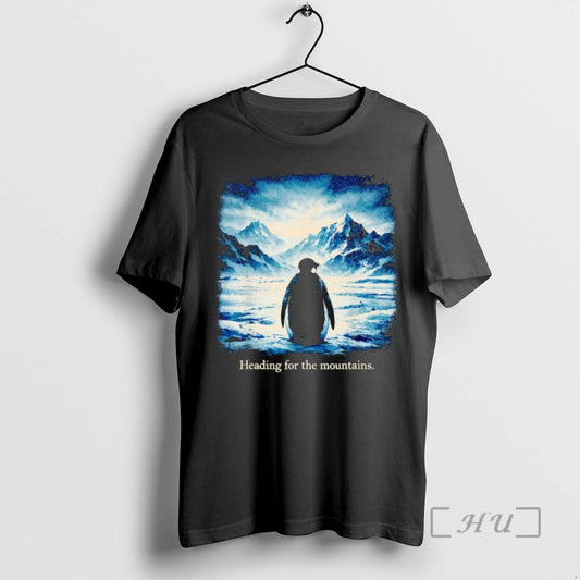 Officials Penguin But Why Heading For The Mountains T-Shirts, Hoodie, Sweatshirt | AU18TeeNovaLab.com