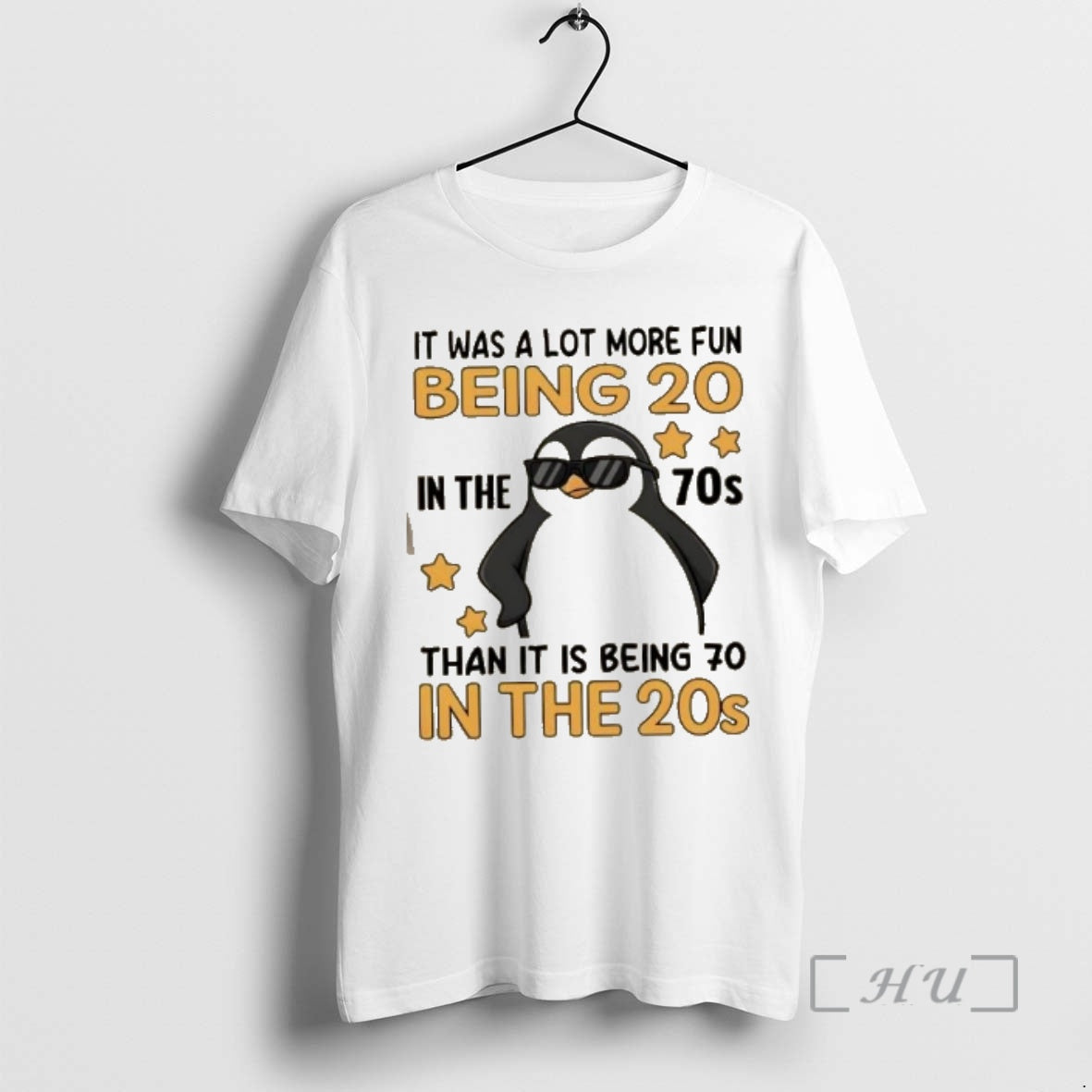 Officials Penguin It Was A Lot More Fun Being 20 In The 70s Than It T-Shirts, Hoodie, Sweatshirt | AU18TeeNovaLab.com