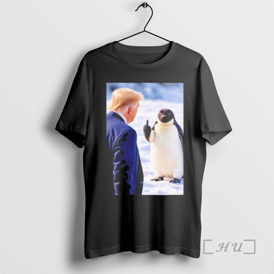 Officials Penguin Middle Finger Trump Anti Ice T-Shirts, Hoodie, Sweatshirt | AU18TeeNovaLab.com