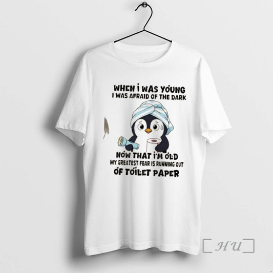 Officials Penguin When I Was Young I Was Afraid Of The Dark Now That Im T-Shirts, Hoodie, Sweatshirt | AU18TeeNovaLab.com