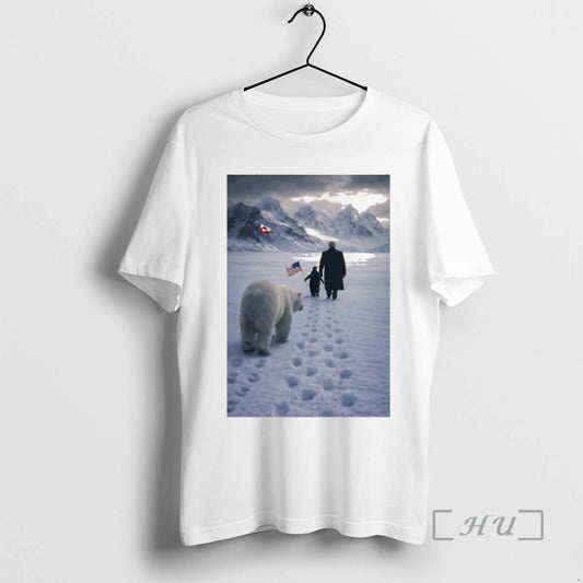 Officials Penguin With Trump And Polar Bear Greenland T-Shirts, Hoodie, Sweatshirt | AU18TeeNovaLab.com