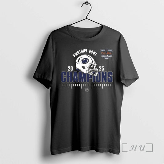 Officials Penn State Nittany Lions 2025 Bad Boy Mowers Pinstripe Bowl Champions Ncaa Football Helmet T-Shirts, Hoodie,...
