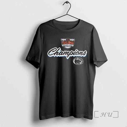 Officials Penn State Nittany Lions Bad Boy Mowers Pinstripe Bowl Champions 2025 Premium T Shirts Hoodie, Sweatshirt