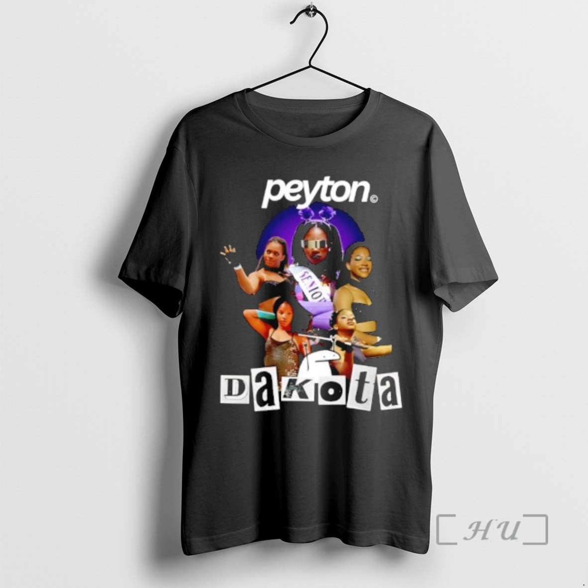 Officials Peyton Dakota Senior Girl Photo Collage Ransom Note Font T-Shirts, Hoodie, Sweatshirt | AU18TeeNovaLab.com