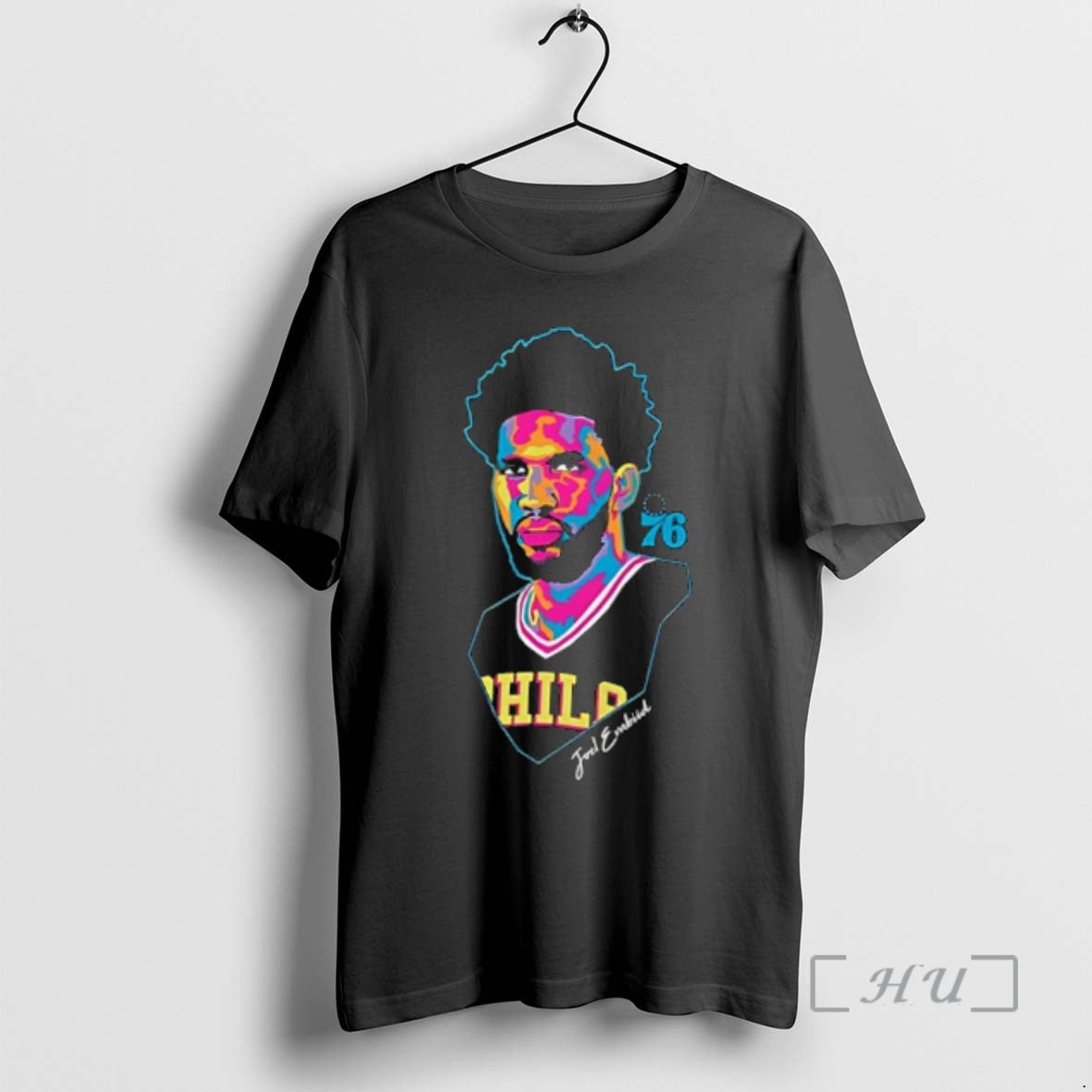 Officials Philadelphia 76ers Joel Embiid Artist Design T-Shirts, Hoodie, Sweatshirt | AU18TeeNovaLab.com