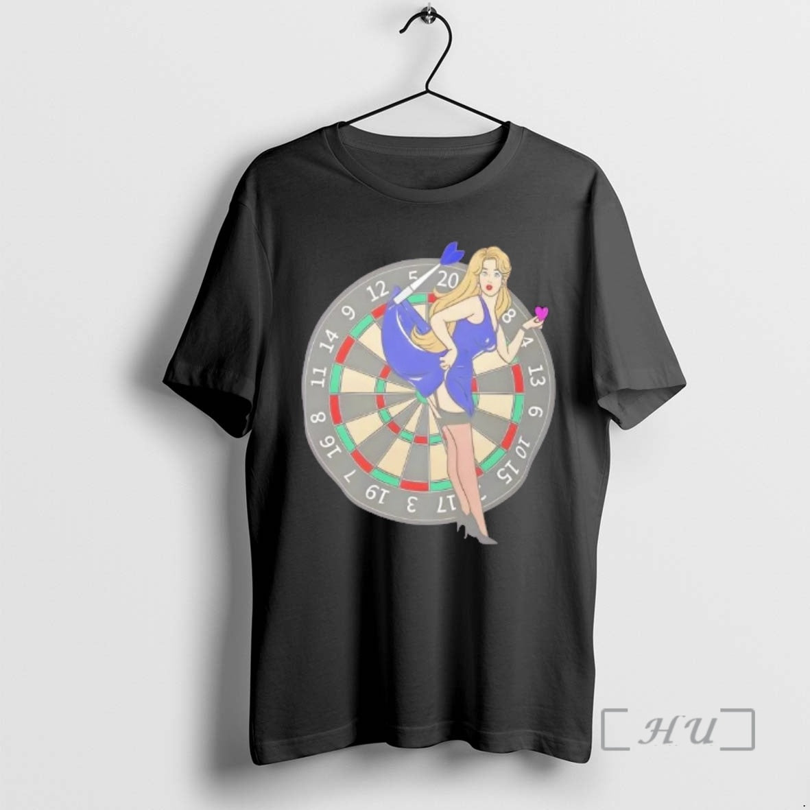 Officials Pin Up Dartboard Cartoon Graphic T-Shirts, Hoodie, Sweatshirt | AU18TeeNovaLab.com