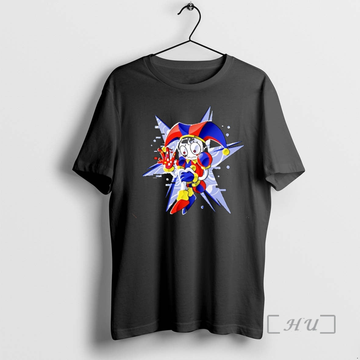 Officials Pixel Jester Retro Glitch Art Christmas T-Shirts, Hoodie, Sweatshirt | AU18TeeNovaLab.com
