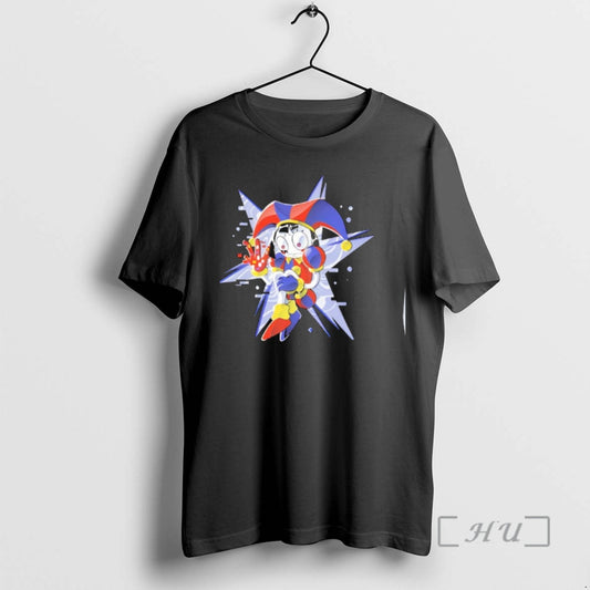 Officials Pixel Jester Retro Glitch Art T-Shirts, Hoodie, Sweatshirt | AU18TeeNovaLab.com