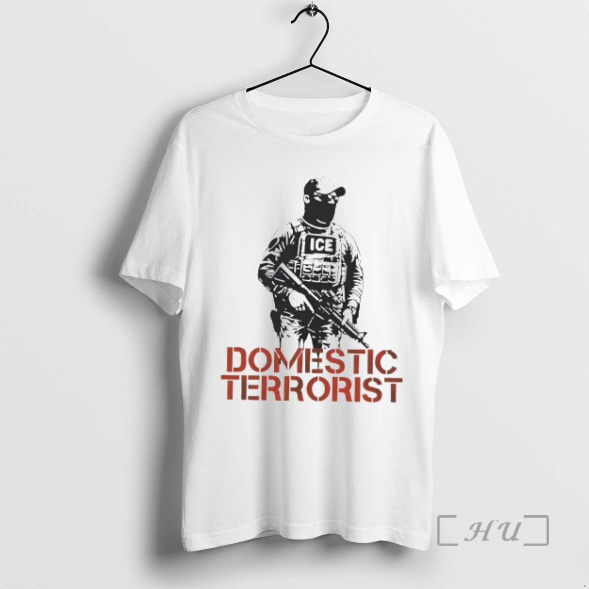 Officials Police Ice Domestic Terrorist Portrait T-Shirts, Hoodie, Sweatshirt | AU18TeeNovaLab.com