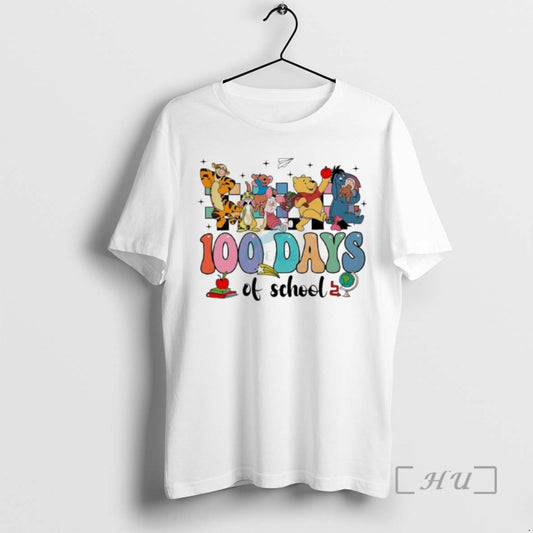 Officials Pooh And Friends 100th Days Of School T-Shirts, Hoodie, Sweatshirt | AU18TeeNovaLab.com