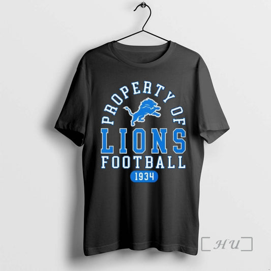Officials Property Of Detroit Lions Football Since 1934 T-Shirts, Hoodie, Sweatshirt | AU18TeeNovaLab.com