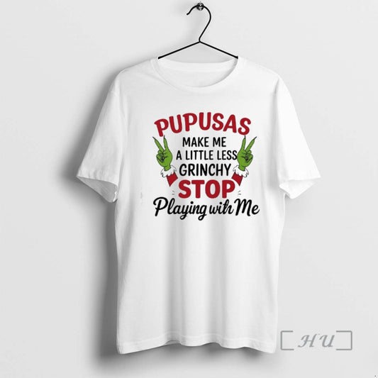 Officials Pupusas Make _ce_bc_ce_b5 A Little Less Grinchy Stop Playing Wih Me Grinch Hands Premium