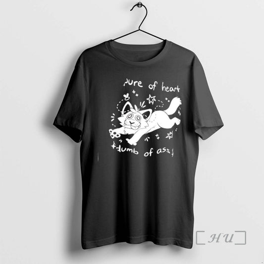 Officials Pure Of Heart Dumb Of Ass Cat Graphic T-Shirts, Hoodie, Sweatshirt | AU18TeeNovaLab.com