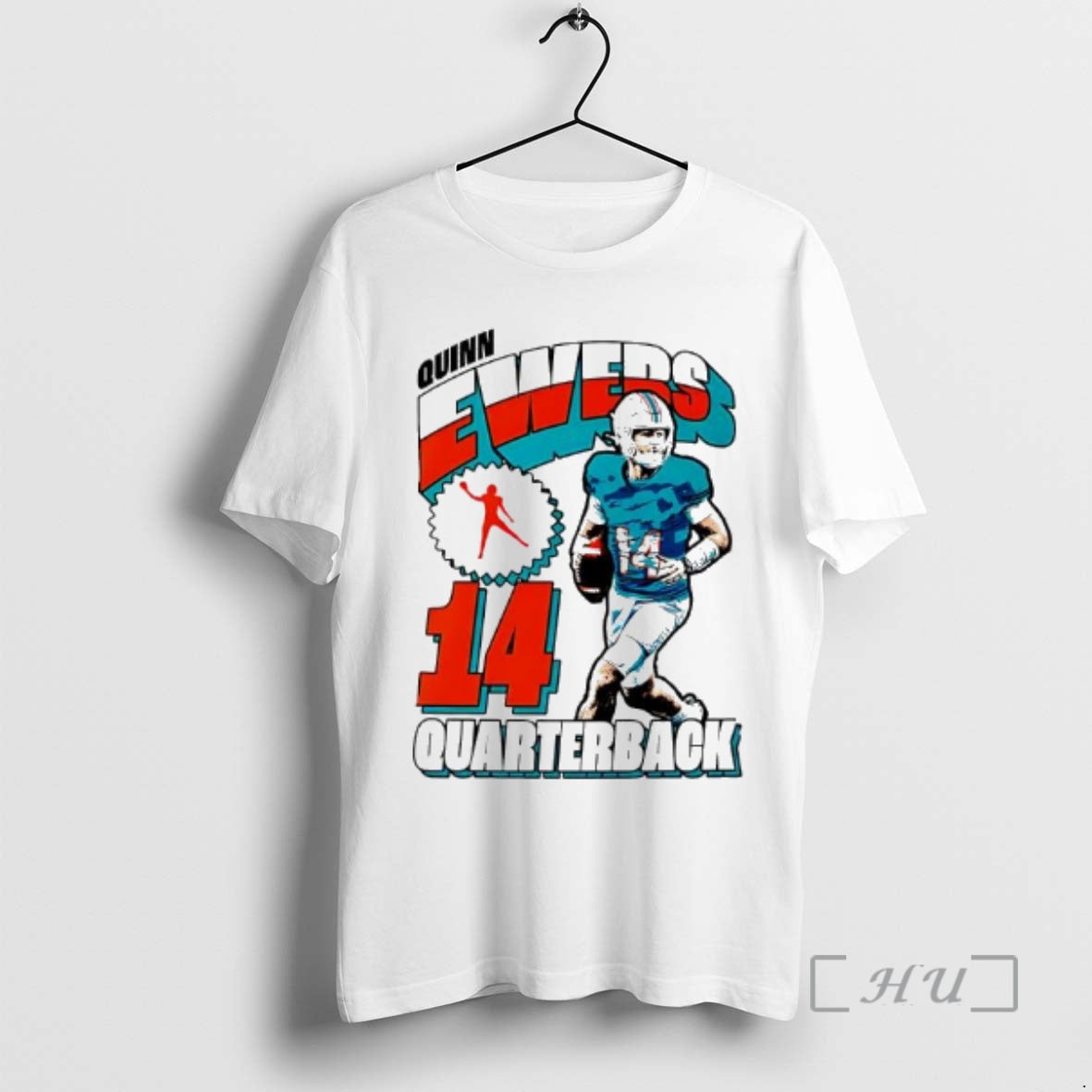 Officials Quinn Ewers Miami Dolphins 14 Quarterback T-Shirts, Hoodie, Sweatshirt | AU18TeeNovaLab.com