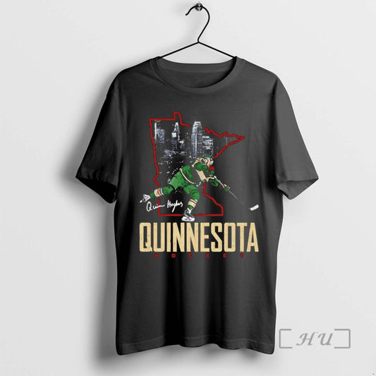 Officials Quinn Hughes Minnesota Wild Hockey Quinnesota State T-Shirts, Hoodie, Sweatshirt | AU18TeeNovaLab.com