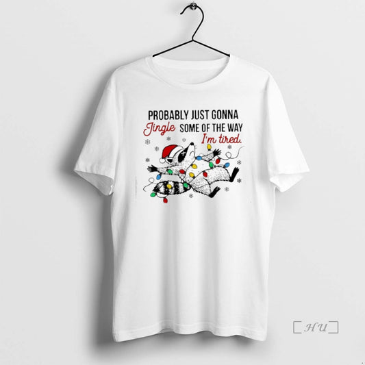 Officials Raccoon Christmas Probably Just Gonna Jingle Teacher T-Shirts, Hoodie, Sweatshirt | AU18TeeNovaLab.com