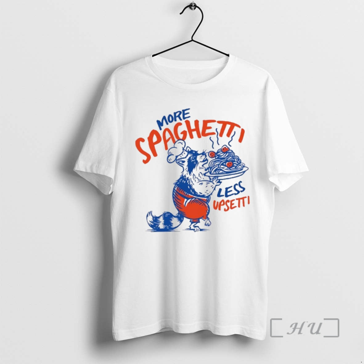 Officials Raccoon More Spaghetti Less Upsetti T-Shirts, Hoodie, Sweatshirt | AU18TeeNovaLab.com