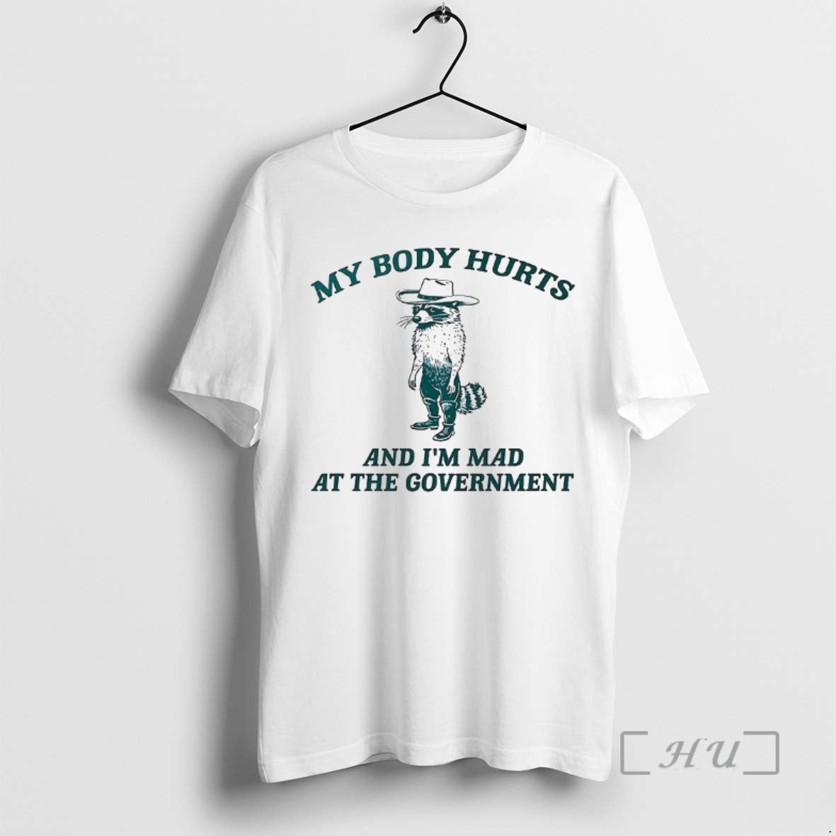 Officials Racoon My Body Hurts And Im Mad At The Government Premium T Shirts Sweater Hoodie, Sweatshirt | AU18TeeNovaLab.com