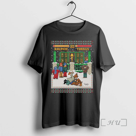 Officials Ralphie Ko Farkus Ugly Christmas T-Shirts, Hoodie, Sweatshirt | AU18TeeNovaLab.com
