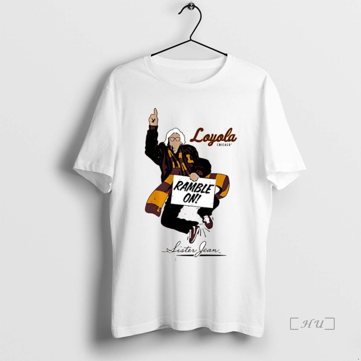 Officials Ramble On Sister Jean Loyola University Chicago Ramblers Circle T-Shirts, Hoodie, Sweatshirt | AU18TeeNovaLab.com