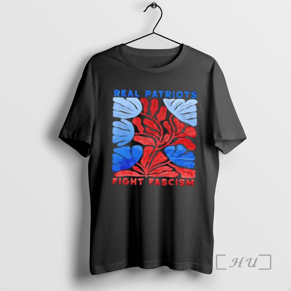 Officials Real Patriots Fight Fascism Floral T-Shirts, Hoodie, Sweatshirt | AU18TeeNovaLab.com