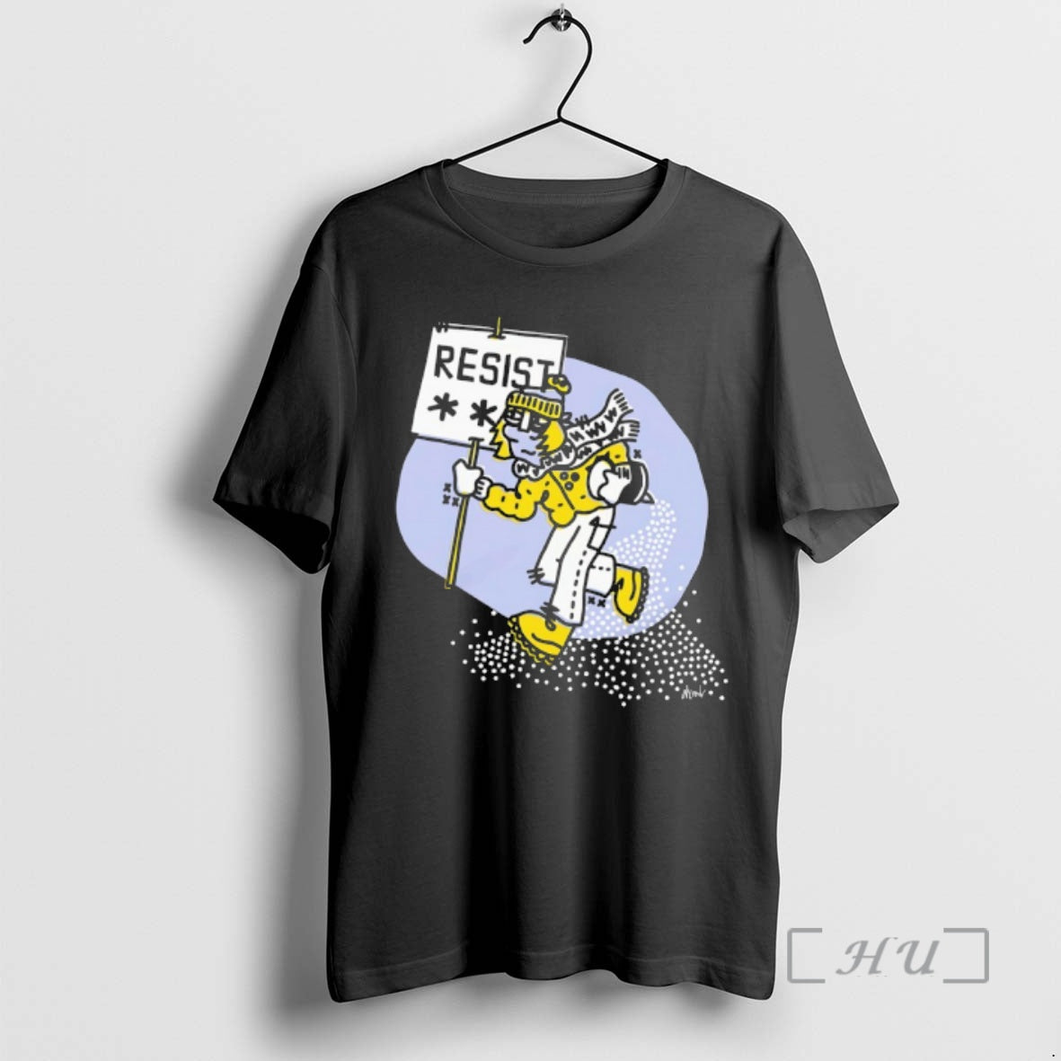 Resist Ice Stay Salty Melt Ice Caricature