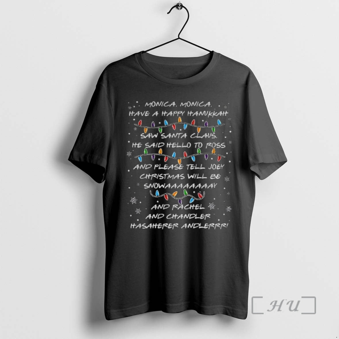 Officials Retro Christmas Phoebes Song Monica Have A Happy Hanukkah T-Shirts, Hoodie, Sweatshirt | AU18TeeNovaLab.com