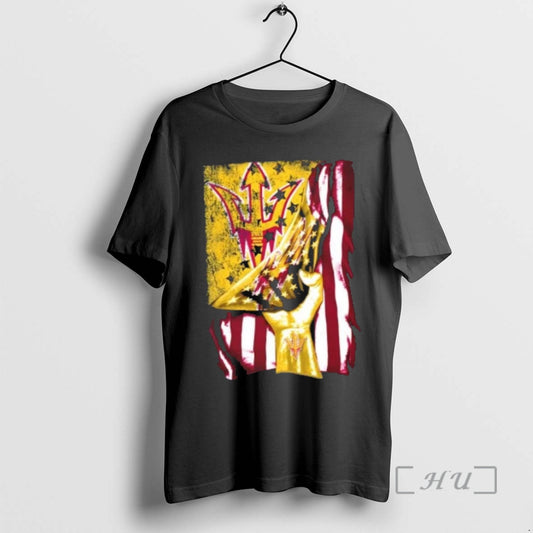 Officials Revealing The Glory Arizona State Sun Devils X Usa Flag Premium T Shirts Sweater Hoodie, Sweatshirt